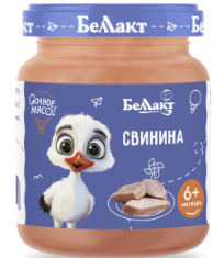 Пюре из свинины