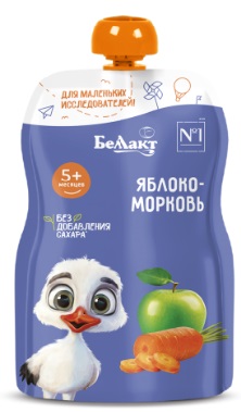 Пюре из яблок и моркови