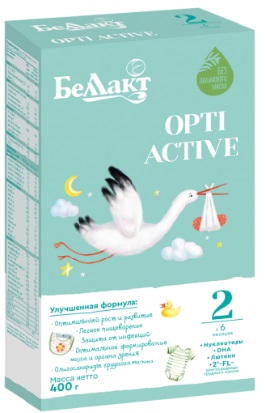 Смесь сухая молочная последующая адаптированная «Беллакт ОPTI ACTIVE 2»