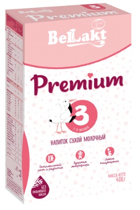 Напиток сухой молочный для питания детей раннего возраста «Bellakt Premium 3»