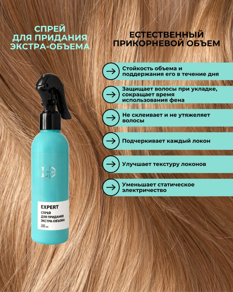 Спрей для придания экстра-объема, 200 мл