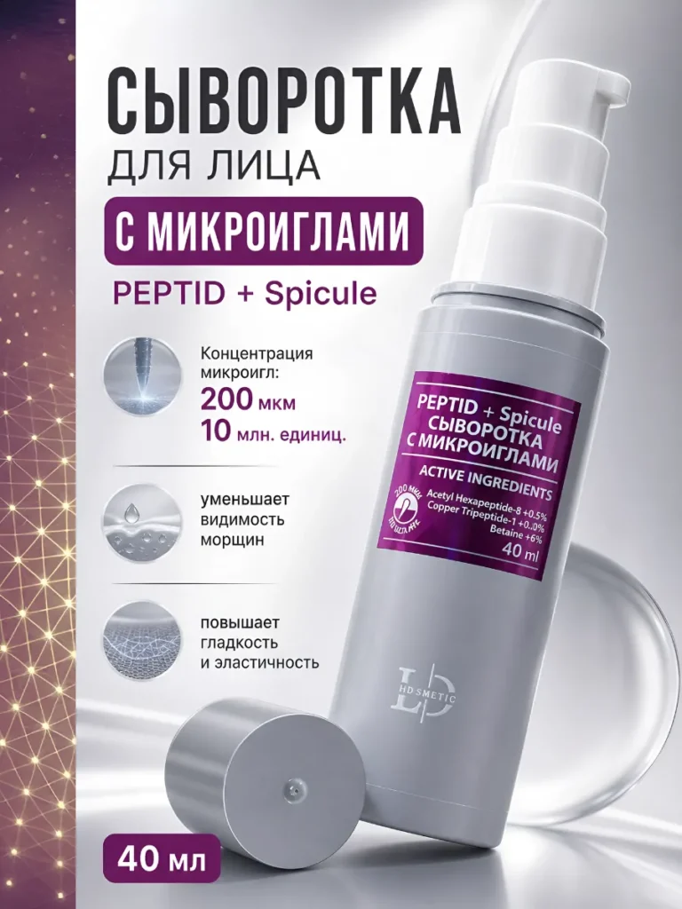 Сыворотка с микроиглами PEPTID + Spicule, 40 мл